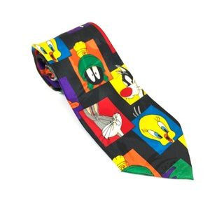 Vintage 1994 Looney Tunes Mania Tie